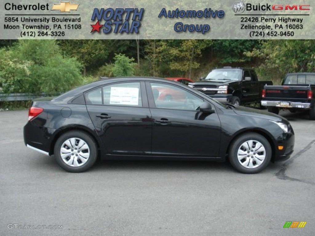 2013 Cruze LS - Black Granite Metallic / Jet Black/Medium Titanium photo #1