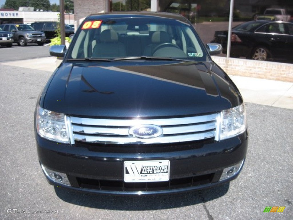 2008 Taurus Limited AWD - Dark Ink Blue Metallic / Medium Light Stone photo #2