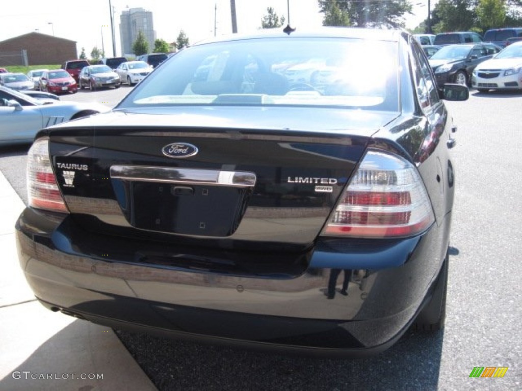 2008 Taurus Limited AWD - Dark Ink Blue Metallic / Medium Light Stone photo #9