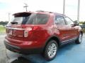 2013 Ruby Red Metallic Ford Explorer XLT  photo #3