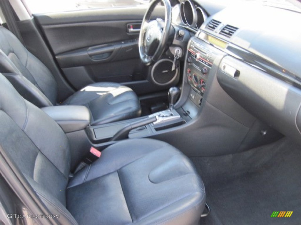 Black Interior 2005 Mazda MAZDA3 SP23 Special Edition Hatchback Photo #69999598