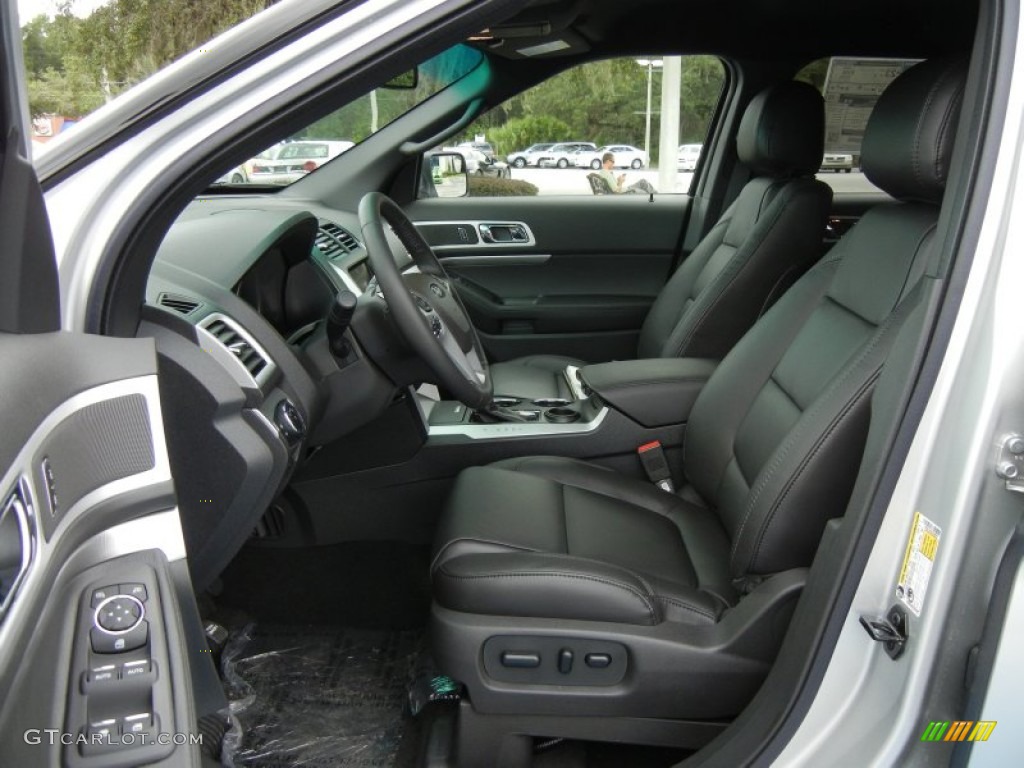 Charcoal Black Interior 2013 Ford Explorer XLT EcoBoost Photo #69999838