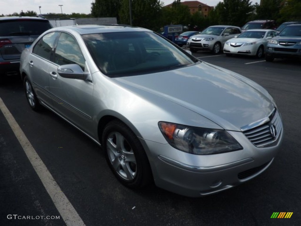 2005 RL 3.5 AWD Sedan - Celestial Silver Metallic / Ebony photo #1