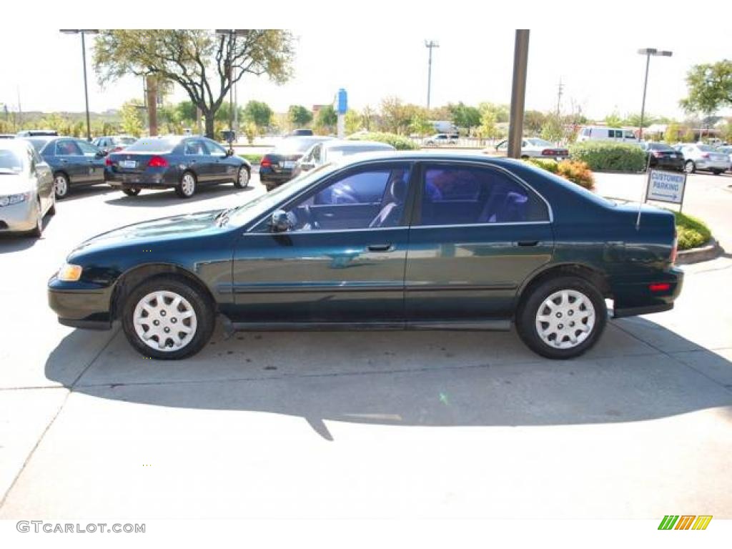 1995 Accord LX V6 Sedan - Sherwood Green Pearl / Beige photo #4