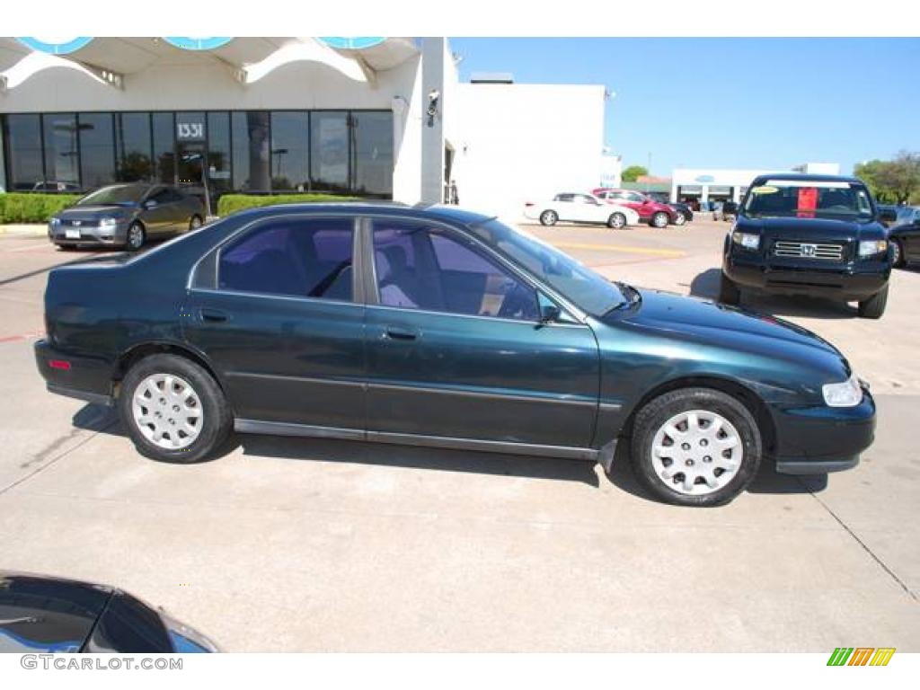 1995 Accord LX V6 Sedan - Sherwood Green Pearl / Beige photo #8