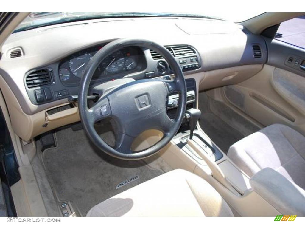 1995 Accord LX V6 Sedan - Sherwood Green Pearl / Beige photo #15