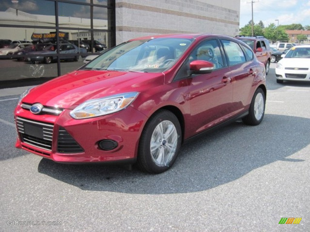 Ruby Red 2013 Ford Focus SE Hatchback Exterior Photo #70000765