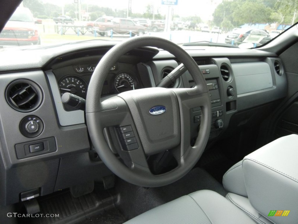 2012 Ford F150 XL Regular Cab Steel Gray Dashboard Photo #70001438