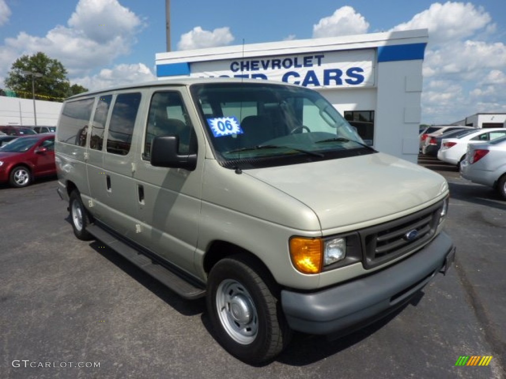 2006 E Series Van E150 XL Passenger - Gold Ash Metallic / Medium Flint Grey photo #1