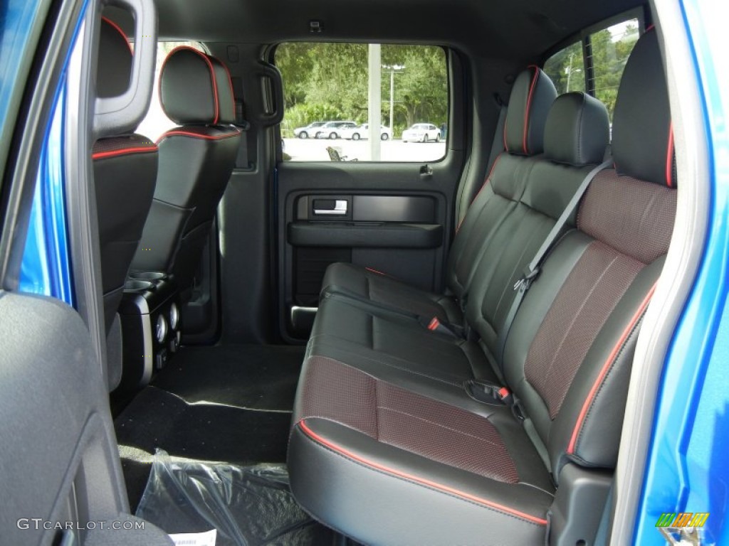 2012 Ford F150 FX2 SuperCrew Rear Seat Photo #70001896