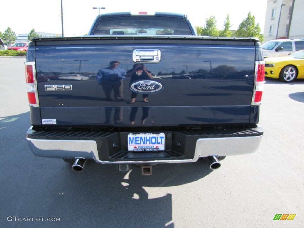 2005 F150 XLT SuperCab 4x4 - True Blue Metallic / Medium Flint Grey photo #6