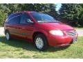 2002 Inferno Red Pearl Chrysler Voyager LX #69998148