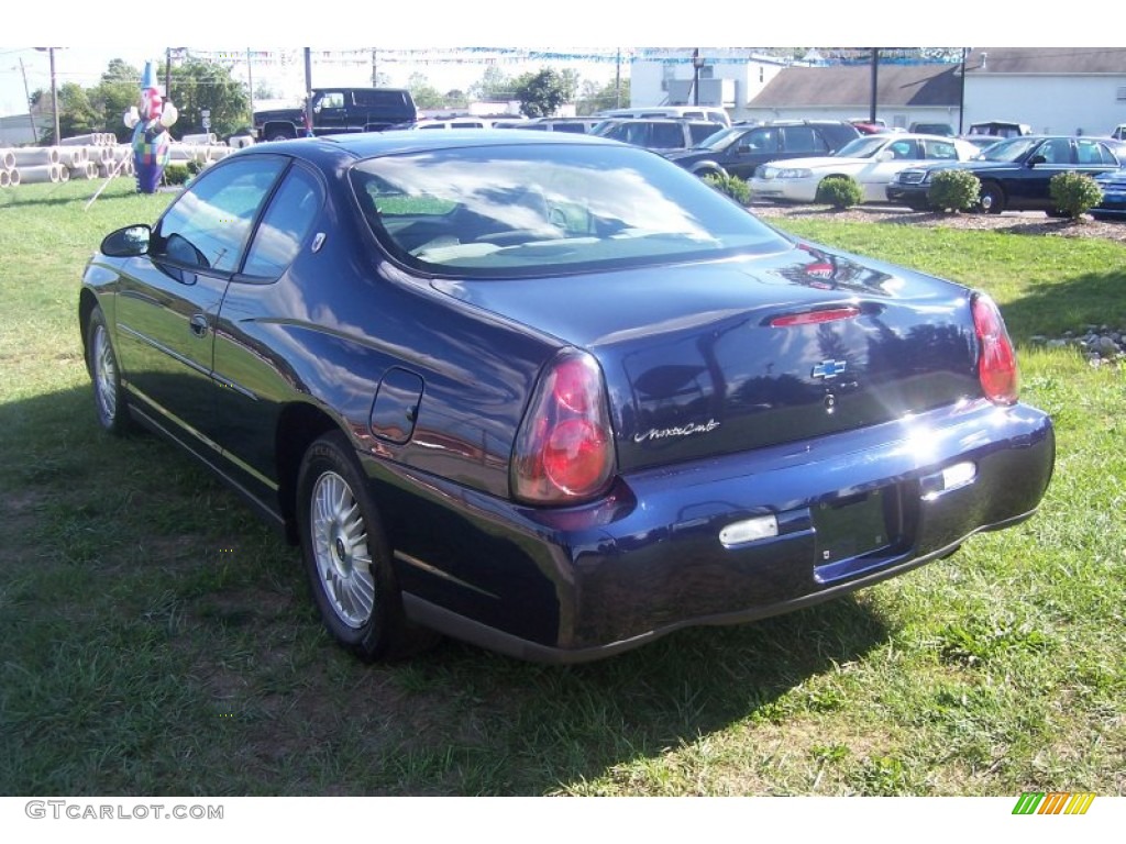 2002 Monte Carlo LS - Navy Blue Metallic / Medium Gray photo #6