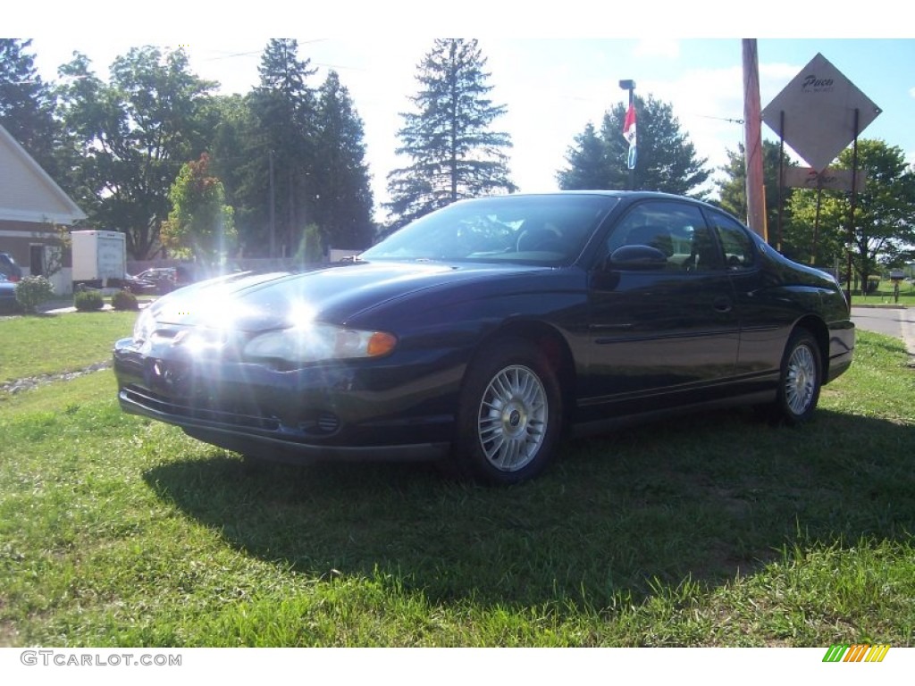 2002 Monte Carlo LS - Navy Blue Metallic / Medium Gray photo #8