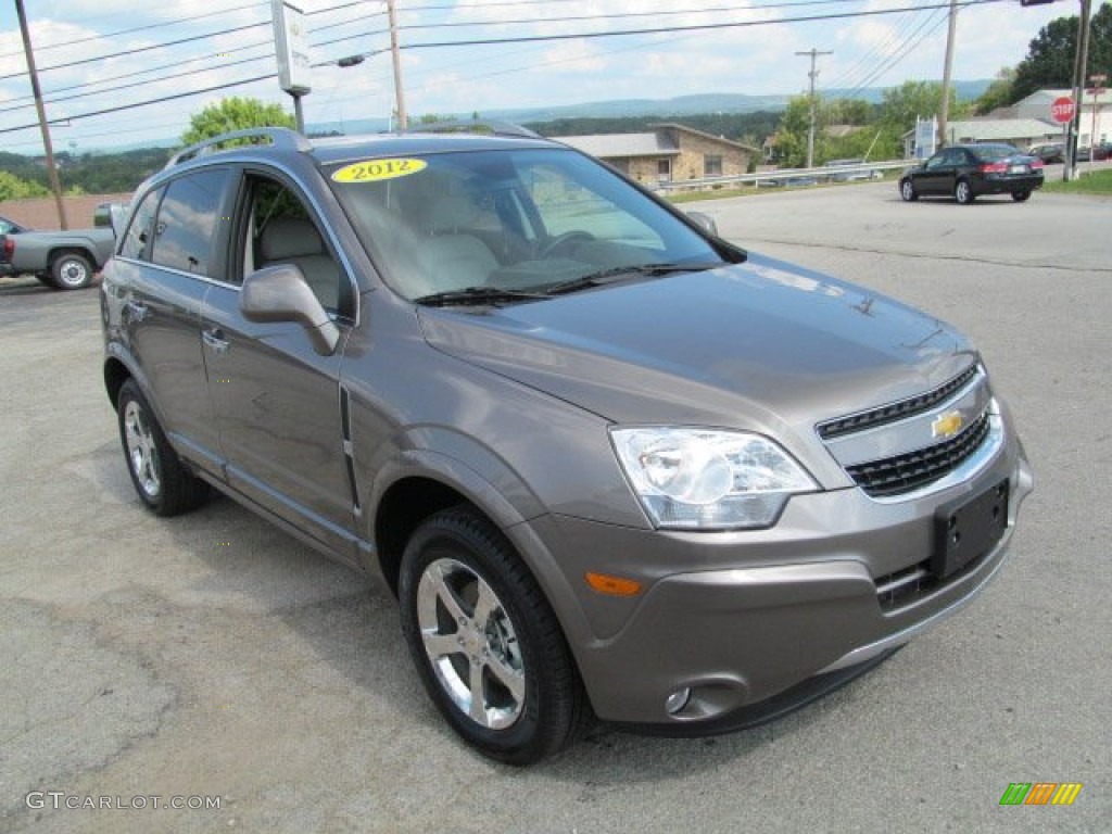 Mocha Steel Metallic 2012 Chevrolet Captiva Sport LTZ AWD Exterior Photo #70005697
