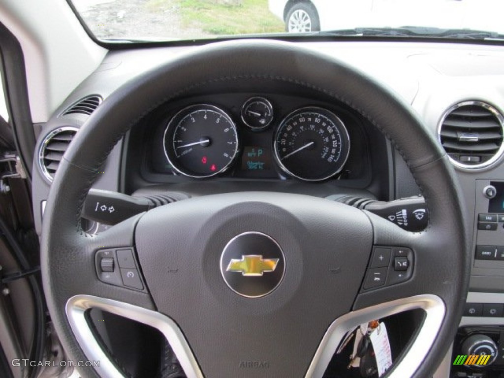 2012 Chevrolet Captiva Sport LTZ AWD Black Steering Wheel Photo #70005903
