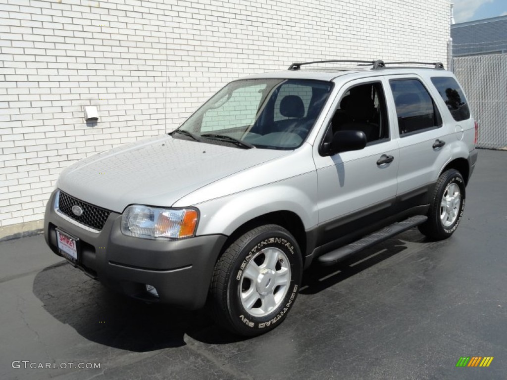 Satin Silver Metallic 2003 Ford Escape XLT V6 4WD Exterior Photo #70005941