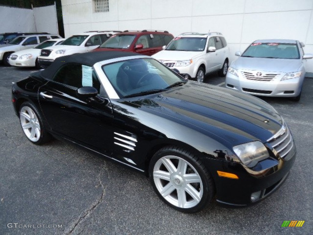 Black 2005 Chrysler Crossfire Limited Roadster Exterior Photo #70006194