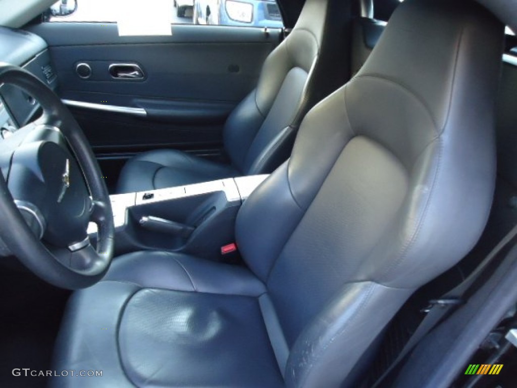 Dark Slate Grey Interior 2005 Chrysler Crossfire Limited Roadster Photo #70006207