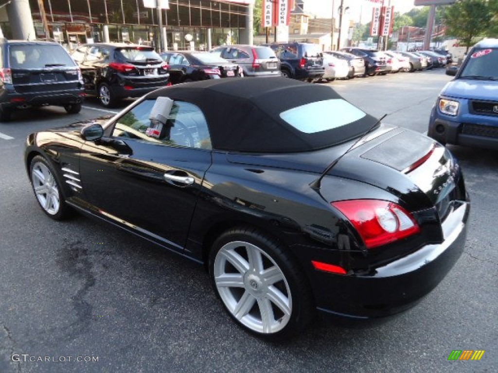 Black 2005 Chrysler Crossfire Limited Roadster Exterior Photo #70006285