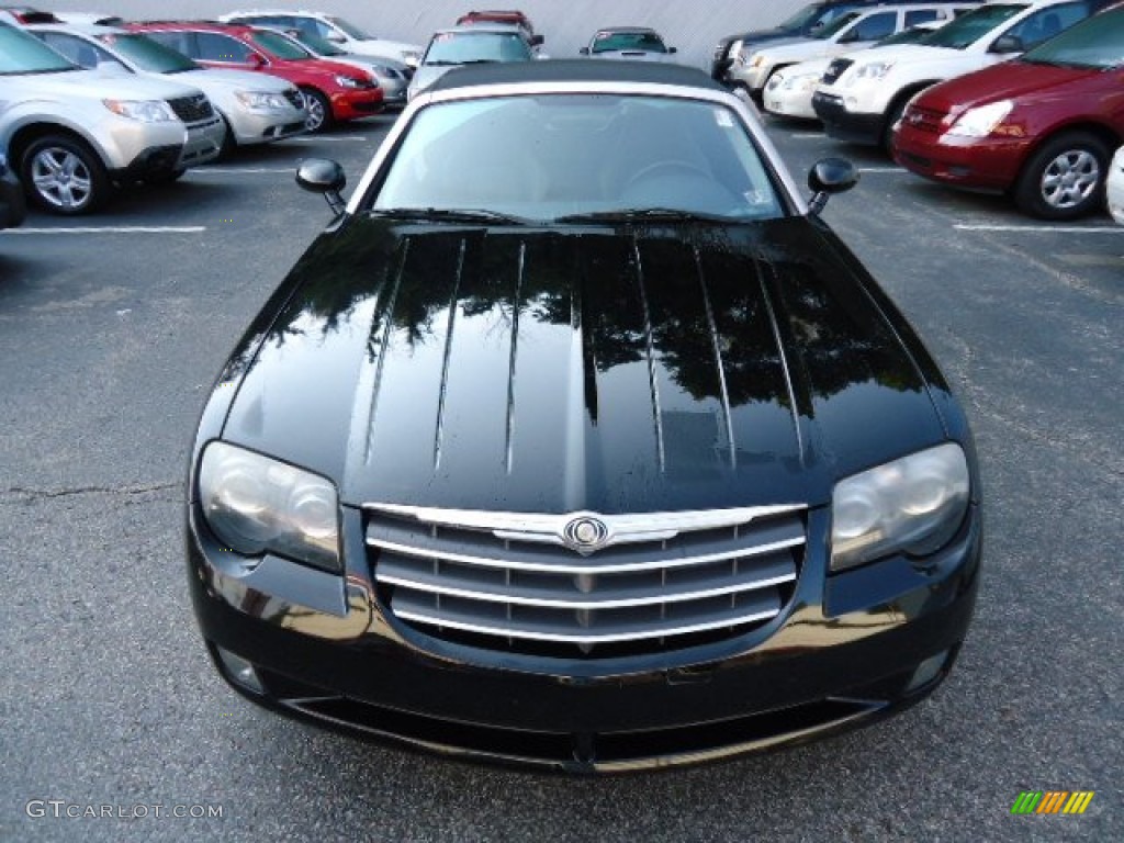 Black 2005 Chrysler Crossfire Limited Roadster Exterior Photo #70006346