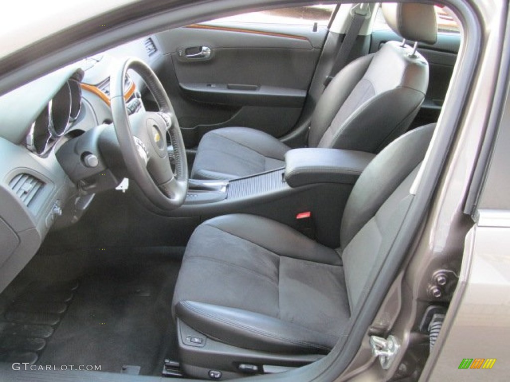 Ebony Interior 2012 Chevrolet Malibu LT Photo #70006668