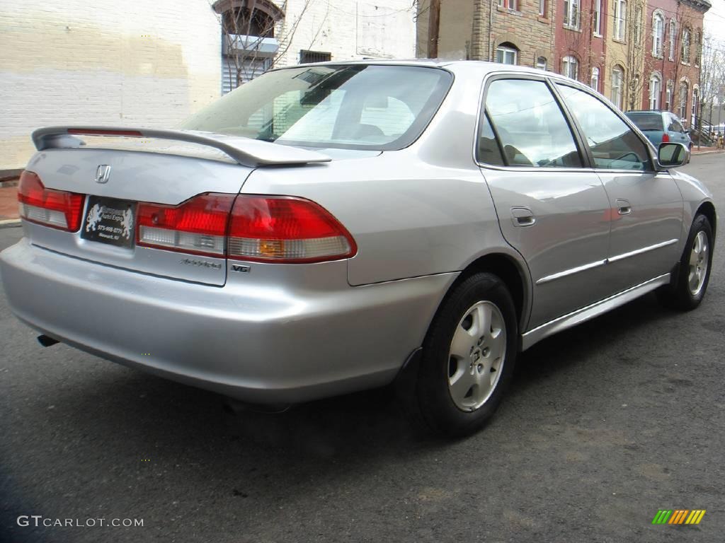 2002 Accord EX V6 Sedan - Satin Silver Metallic / Quartz Gray photo #3