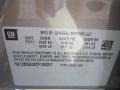 2012 Chevrolet Malibu LT Info Tag