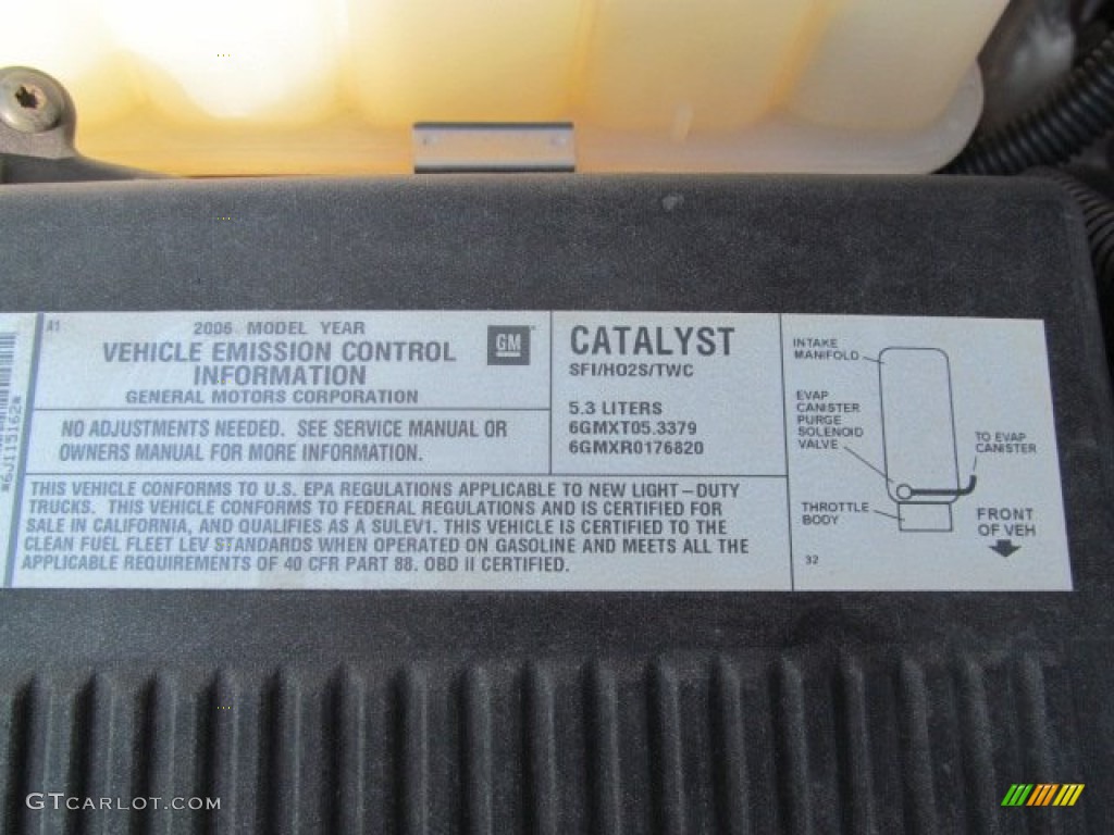 2006 Tahoe LT 4x4 - Summit White / Gray/Dark Charcoal photo #37