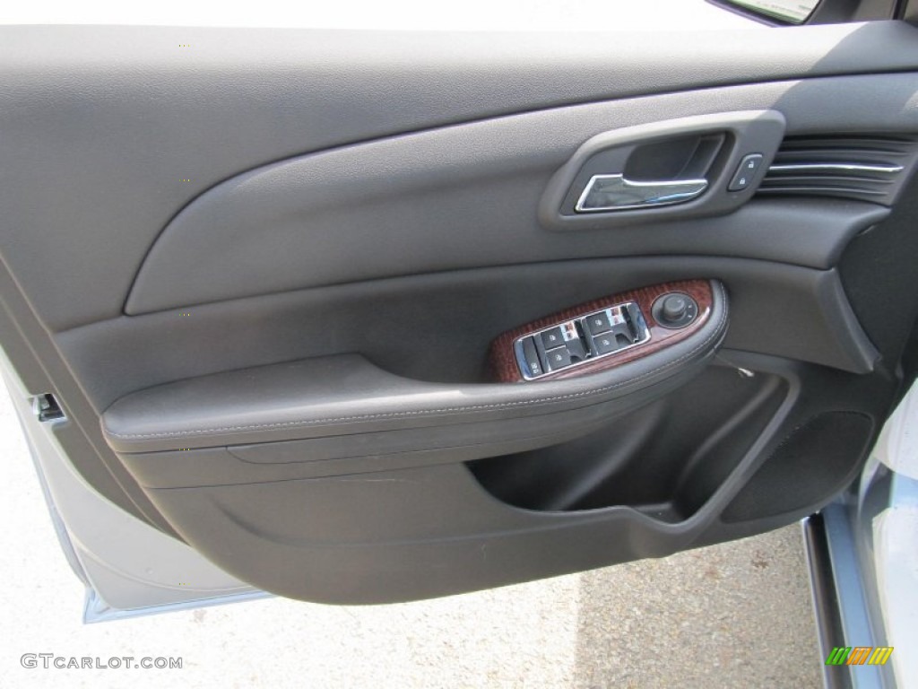 2013 Chevrolet Malibu LT Jet Black Door Panel Photo #70008895