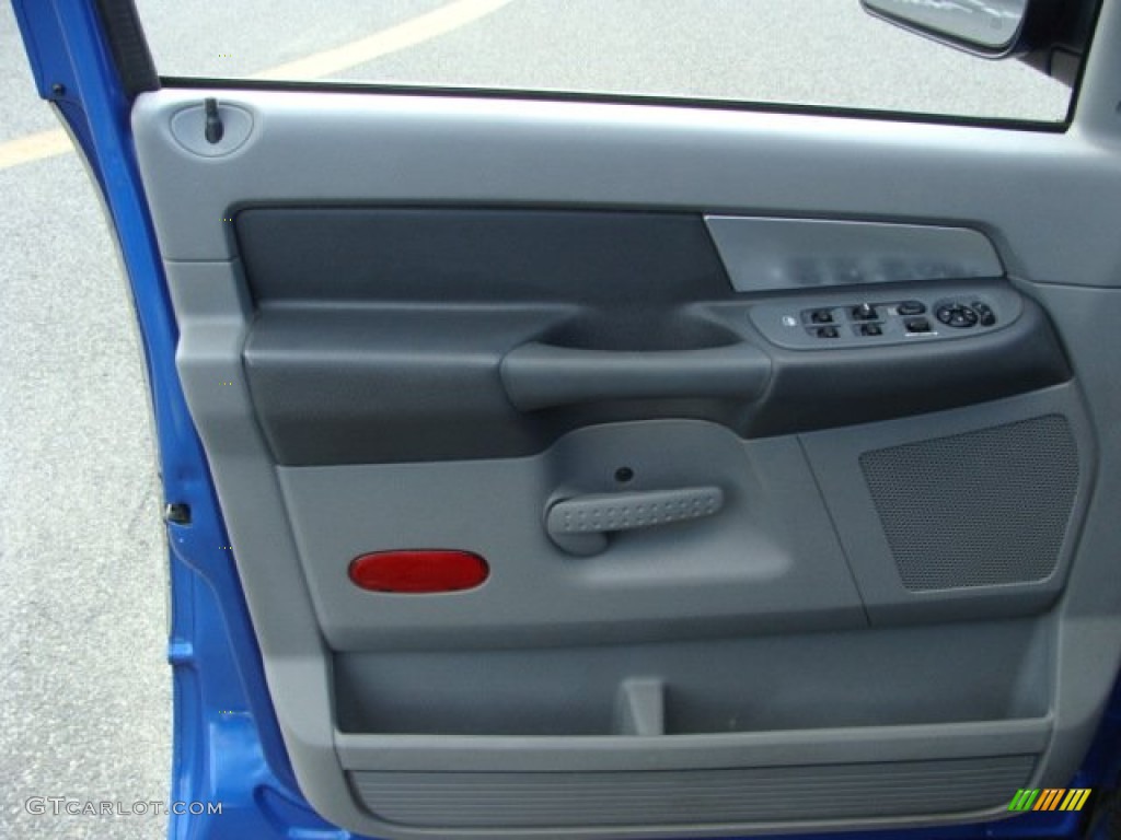 2007 Ram 1500 SLT Quad Cab 4x4 - Electric Blue Pearl / Medium Slate Gray photo #9
