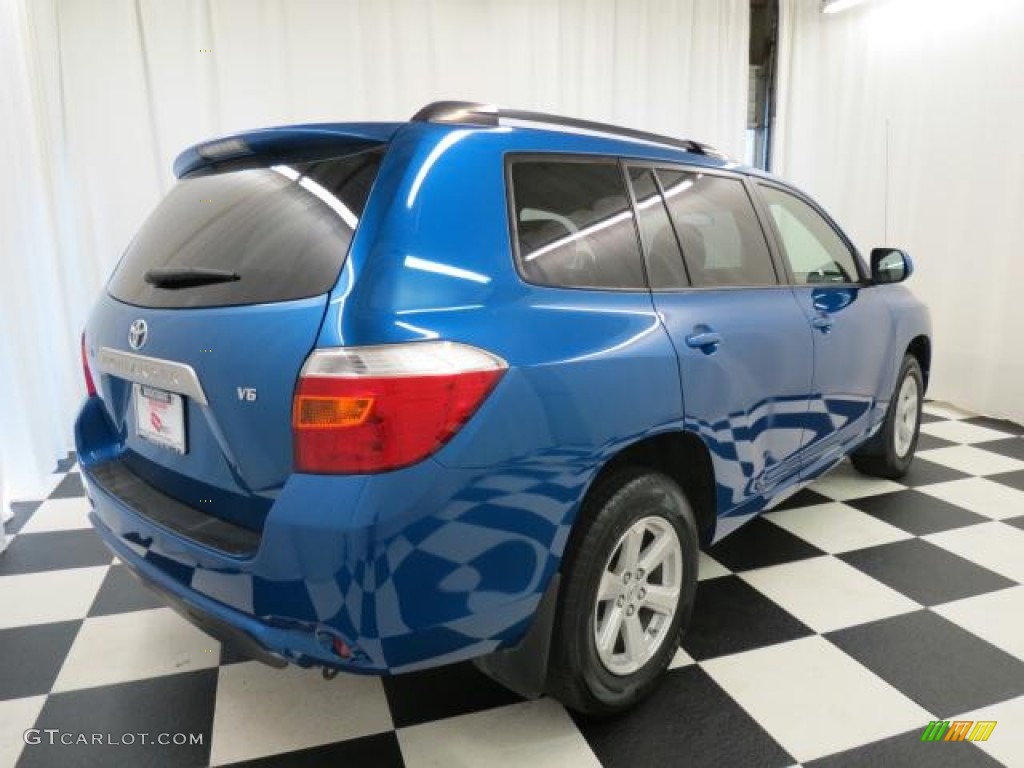 2008 Highlander  - Blue Streak Metallic / Ash Gray photo #24