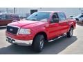 Bright Red 2007 Ford F150 XLT SuperCrew 4x4 Exterior