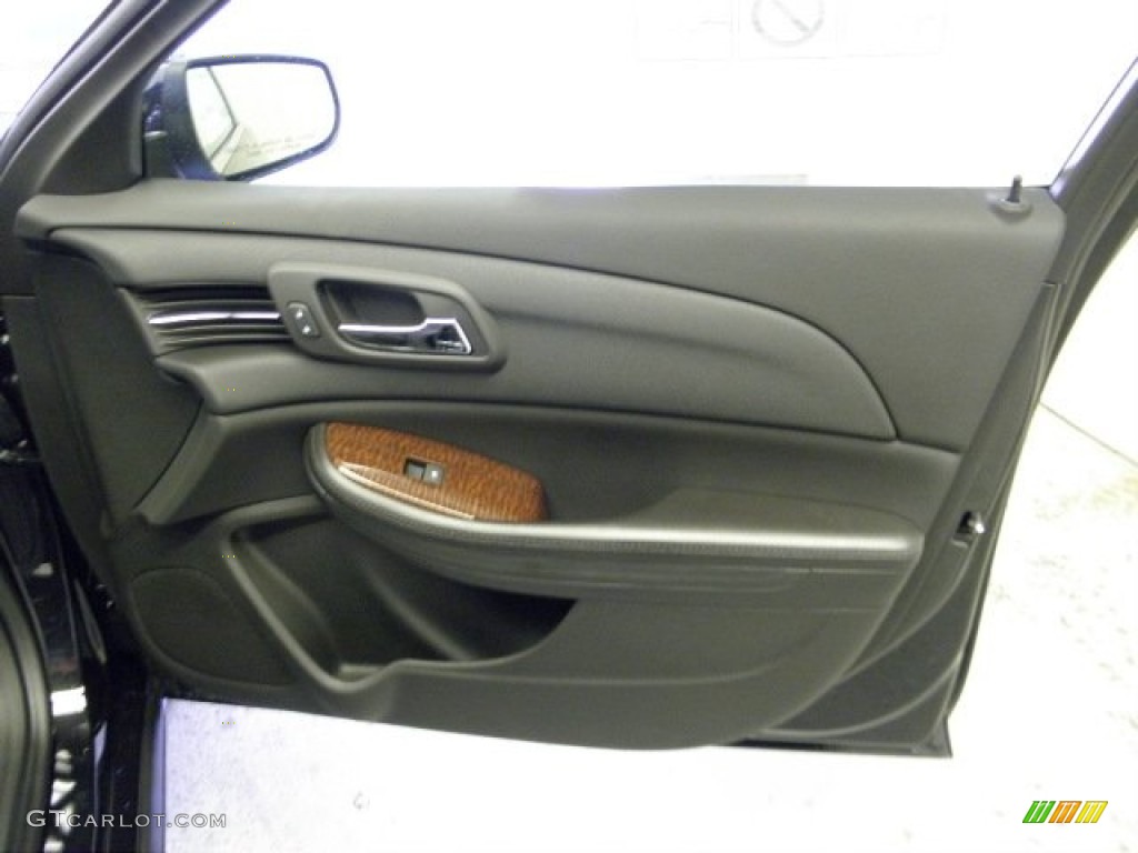 2013 Chevrolet Malibu LT Jet Black Door Panel Photo #70010989
