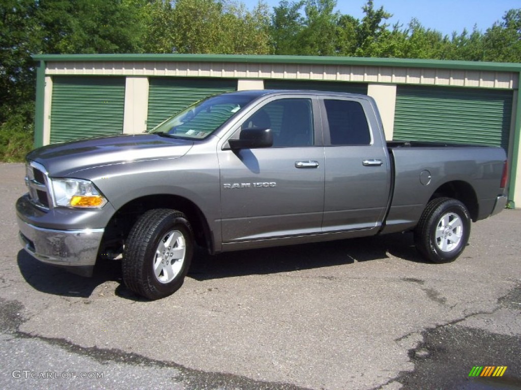 2012 Ram 1500 SLT Quad Cab 4x4 - Mineral Gray Metallic / Dark Slate Gray/Medium Graystone photo #1