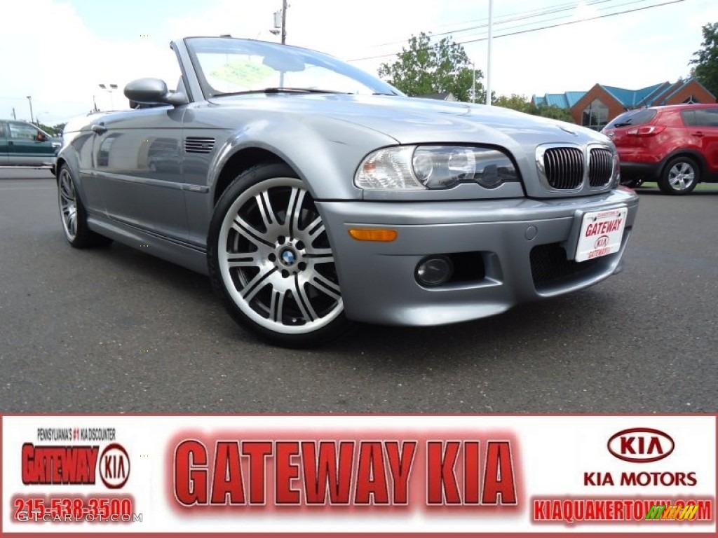 2005 M3 Convertible - Silver Grey Metallic / Black photo #1