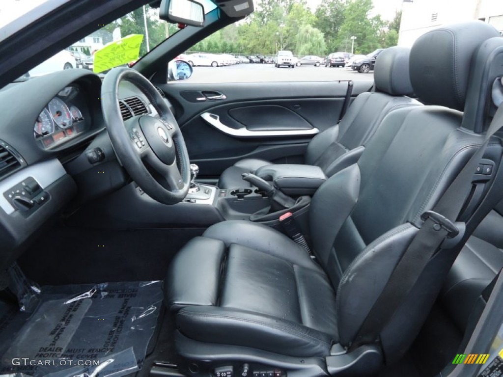 2005 BMW M3 Convertible Front Seat Photo #70012393