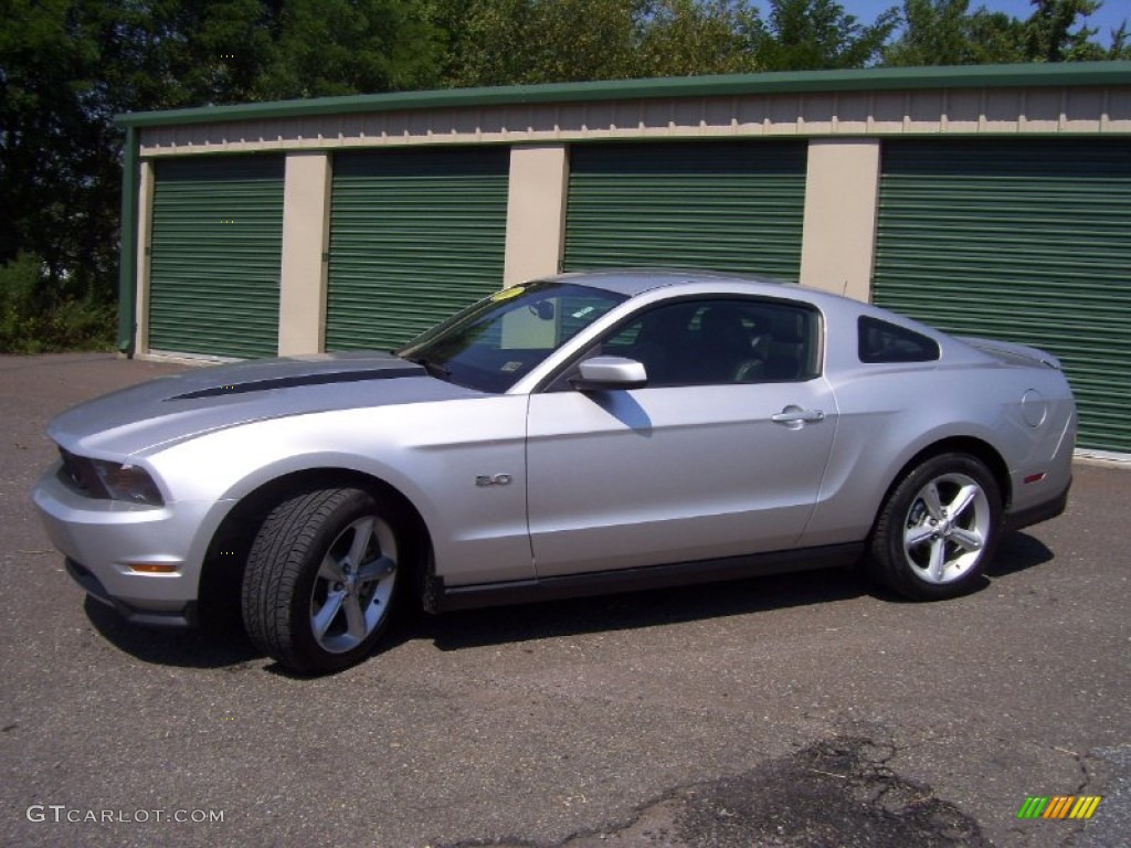 2011 Mustang GT Premium Coupe - Ingot Silver Metallic / Charcoal Black photo #1