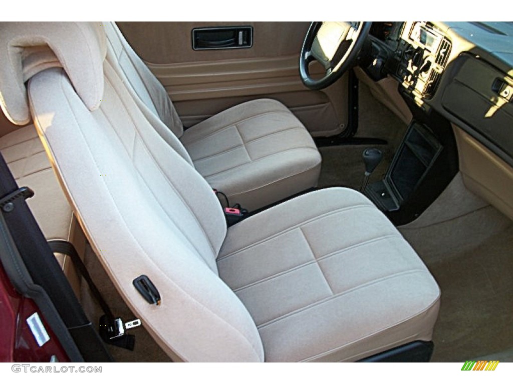 1993 900 S Coupe - Ruby Red Pearl Metallic / Beige photo #10