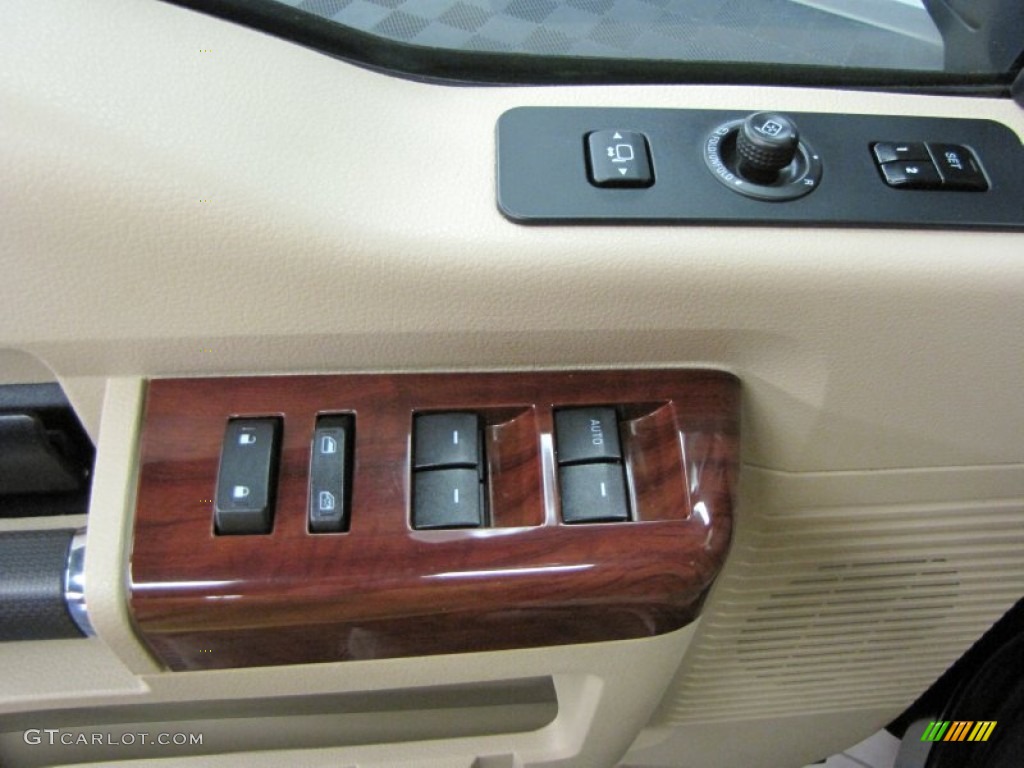 2008 Ford F450 Super Duty King Ranch Crew Cab 4x4 Dually Controls Photo #70013334