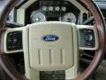 2008 Ford F450 Super Duty Chaparral Leather Interior Steering Wheel Photo