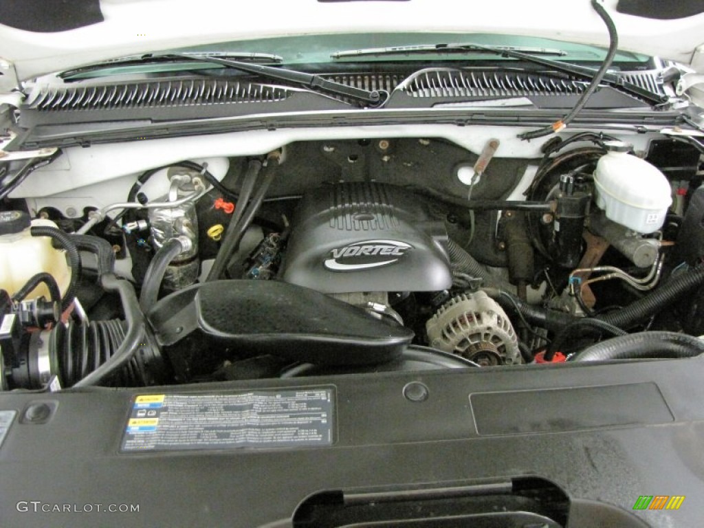 2004 Chevrolet Silverado 1500 Z71 Extended Cab 4x4 4.8 Liter OHV 16-Valve Vortec V8 Engine Photo #70013723