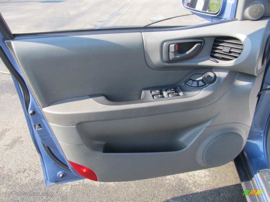 2002 Santa Fe GLS - Crystal Blue / Gray photo #8