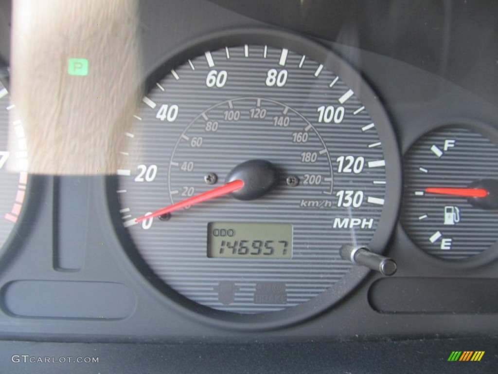 2002 Santa Fe GLS - Crystal Blue / Gray photo #15