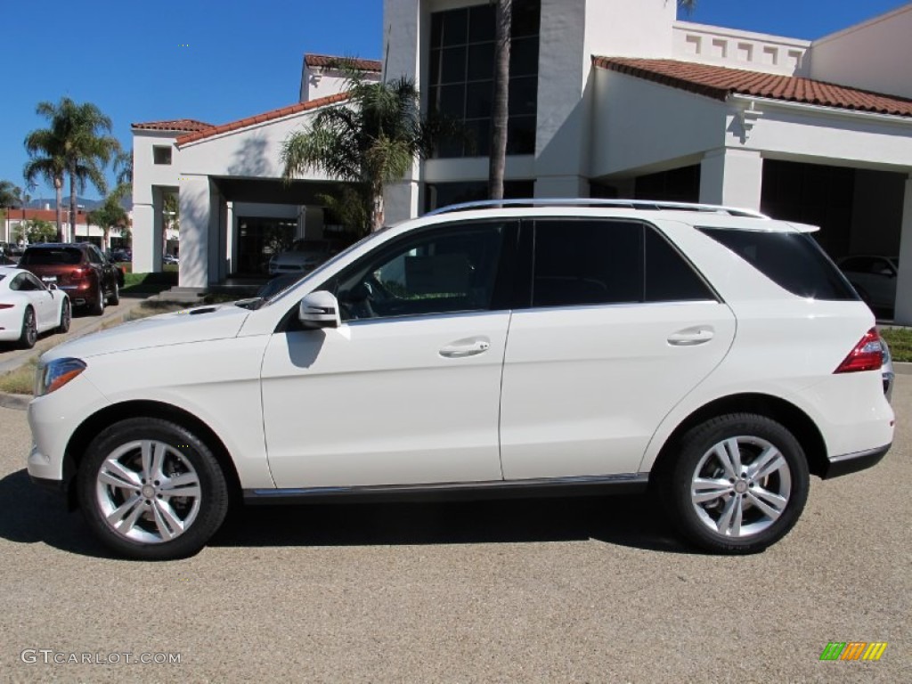 Arctic White 2013 Mercedes-Benz ML 350 4Matic Exterior Photo #70015212