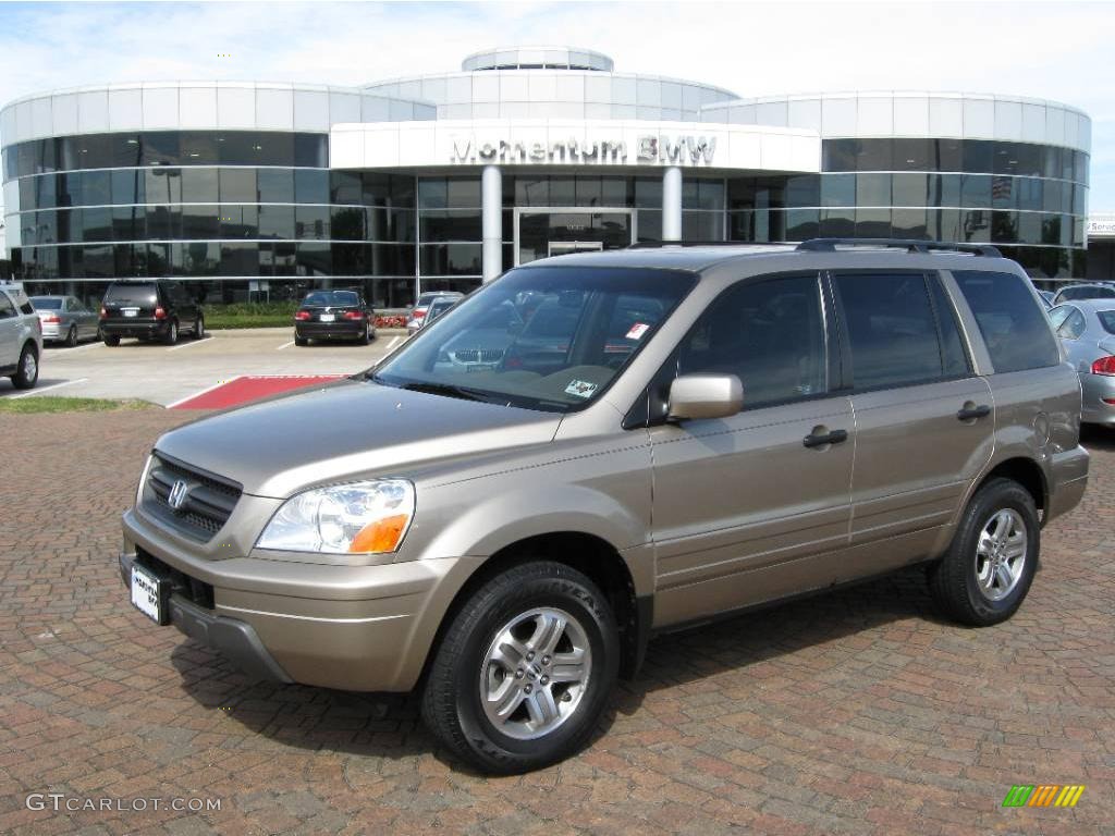 2005 Pilot EX-L 4WD - Desert Rock Metallic / Saddle photo #1