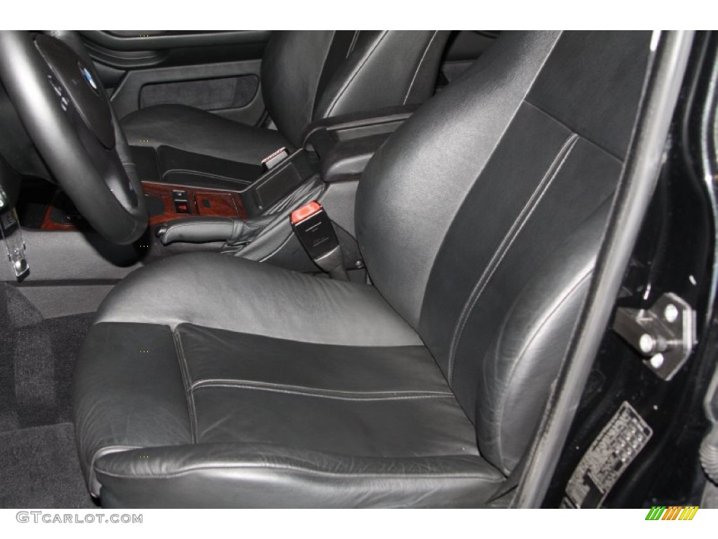 Black Interior 2003 BMW 5 Series 525i Sport Wagon Photo #70015522