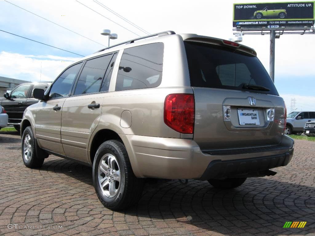 2005 Pilot EX-L 4WD - Desert Rock Metallic / Saddle photo #3