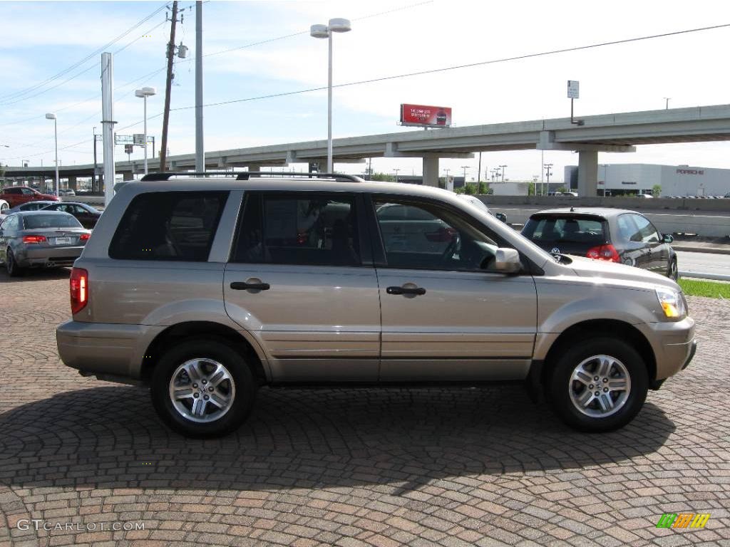 2005 Pilot EX-L 4WD - Desert Rock Metallic / Saddle photo #18