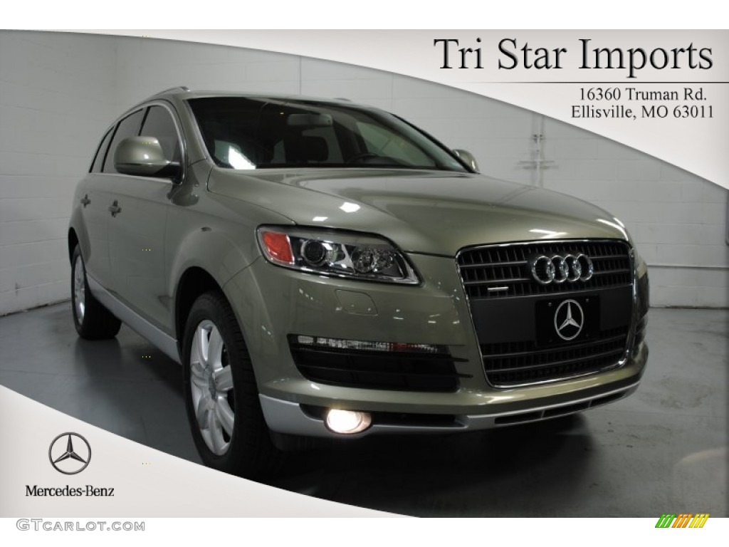 2007 Q7 4.2 Premium quattro - Sycamore Green Metallic / Black photo #1